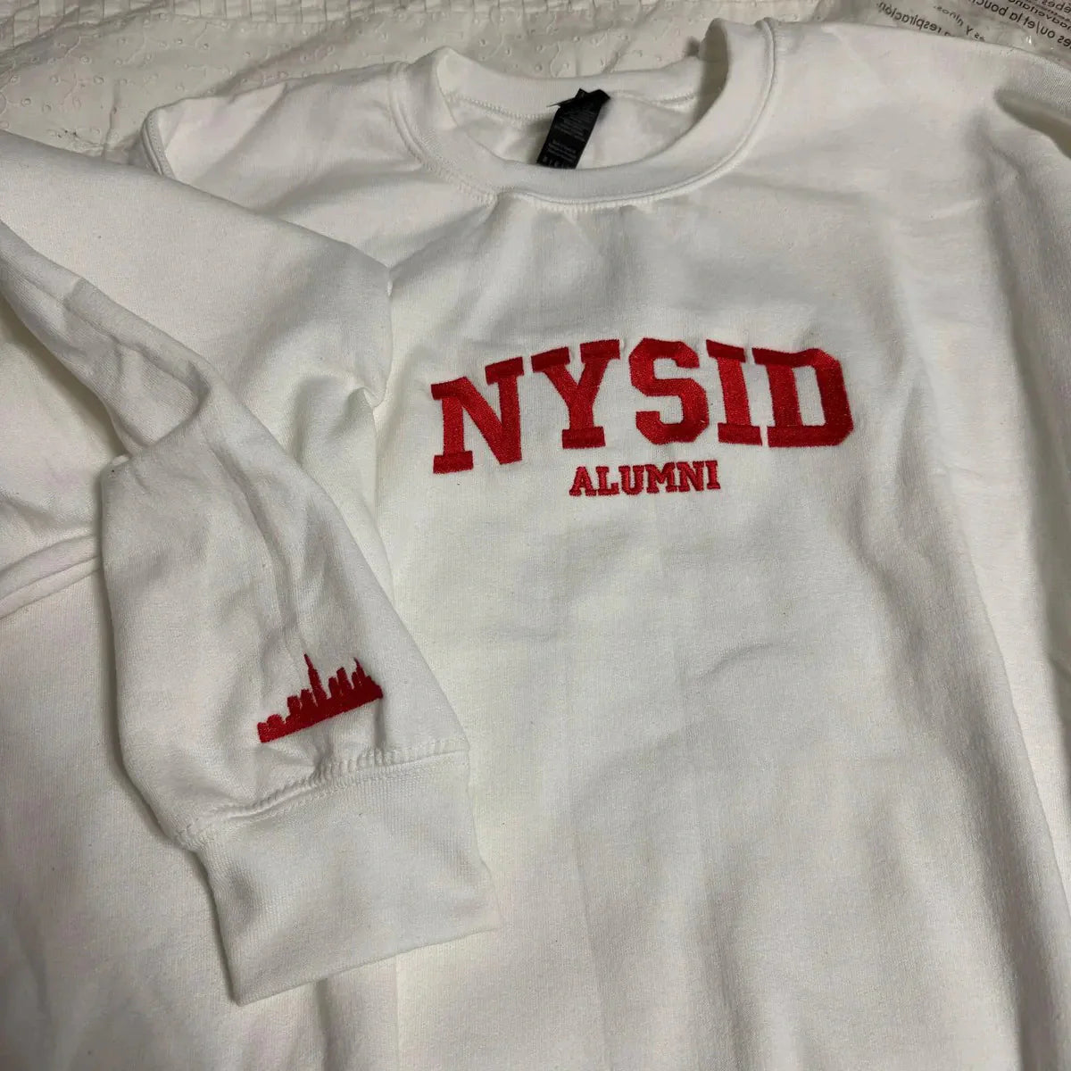 Custom shirt for dad with varsity font embroidery