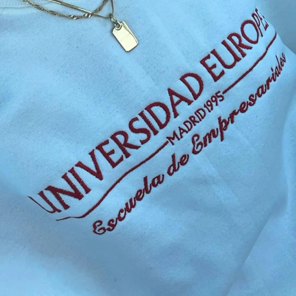 Alumni gift custom sweatshirt with university logo