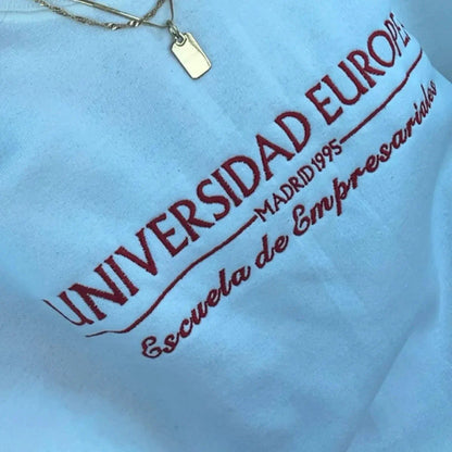 Alumni gift custom sweatshirt with university logo