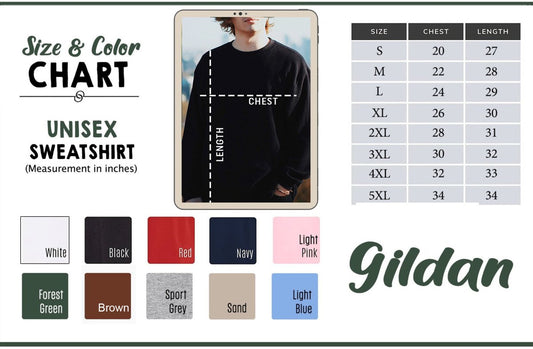 Custom Embroidered Crewneck, Personalized Letters Embroidered Gift, Custom Text - Oriembroly LLC
