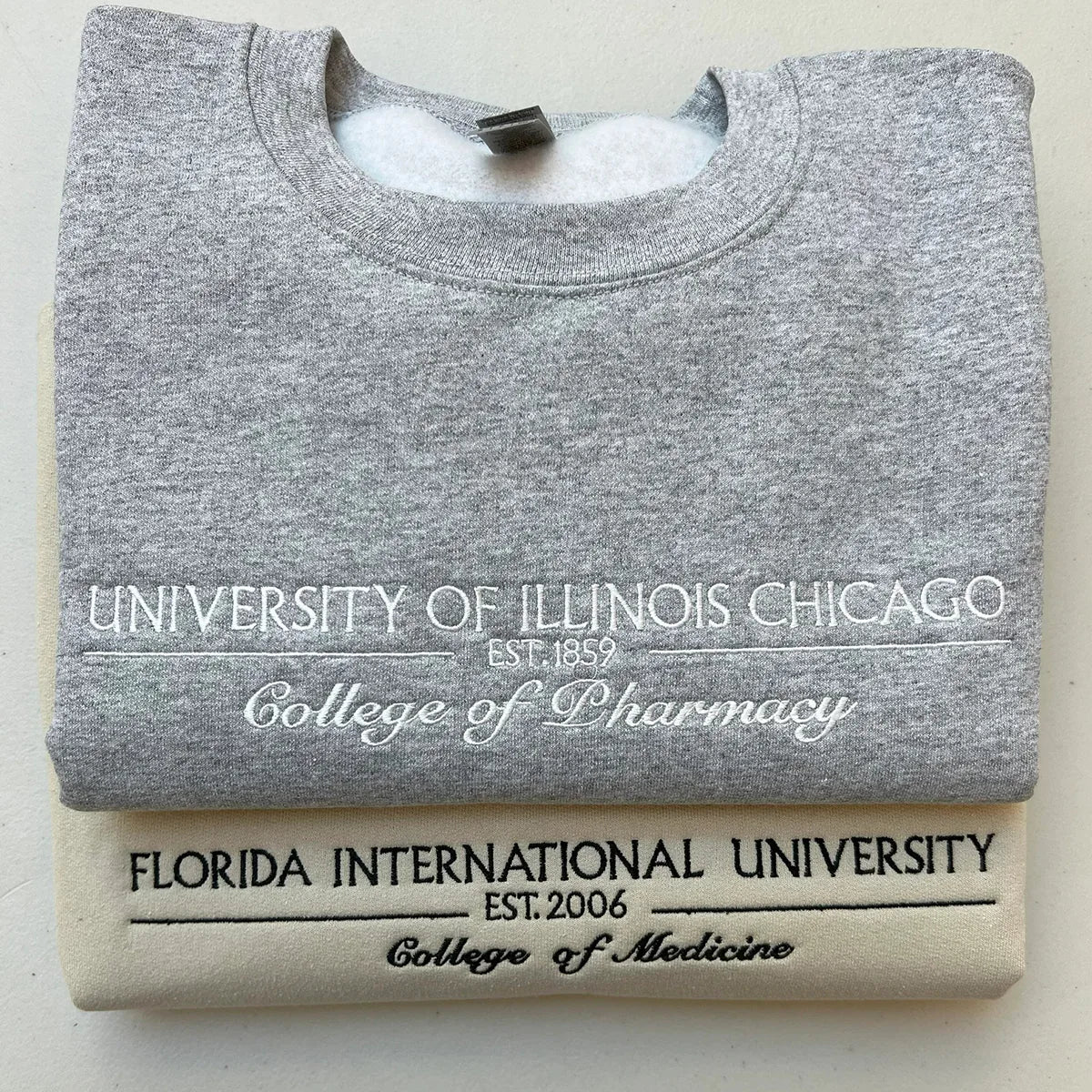 Personalized college hoodie for students and graduates