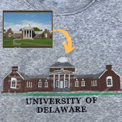 Personalized University Embroidered Sweatshirt - QU8888