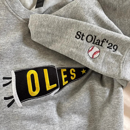 Spirit wear sweatshirt for high school students