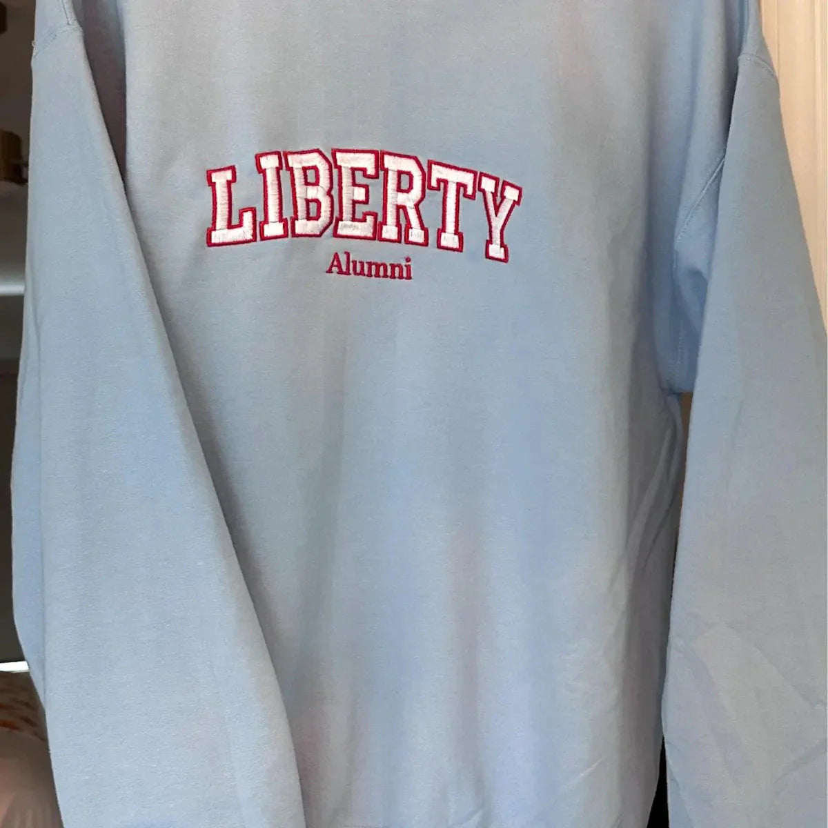 Alumni custom sweatshirt with embroidery
