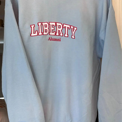 Alumni custom sweatshirt with embroidery