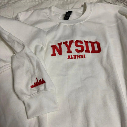 Custom shirt for dad with varsity font embroidery